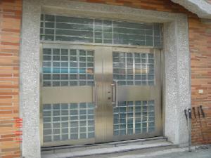 A0023 亮面不銹鋼對開門